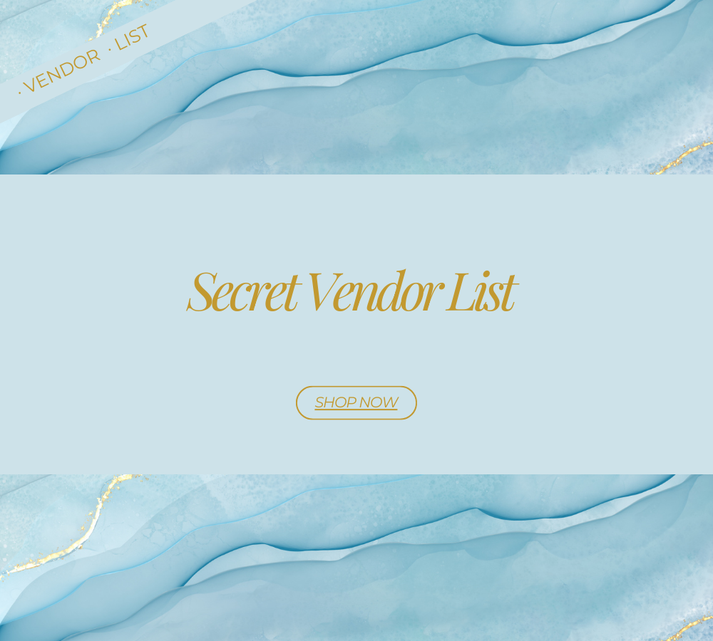 Secret Vendor List! 🗝️✨