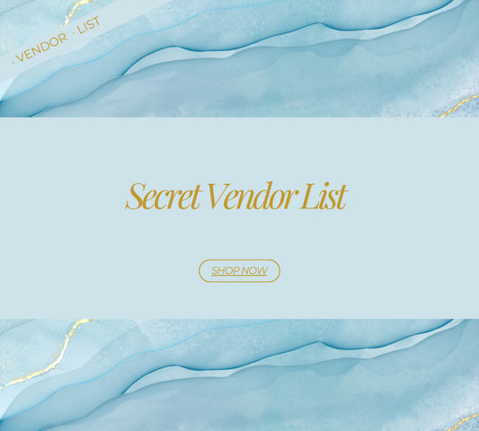 Secret Vendor List! 🗝️✨